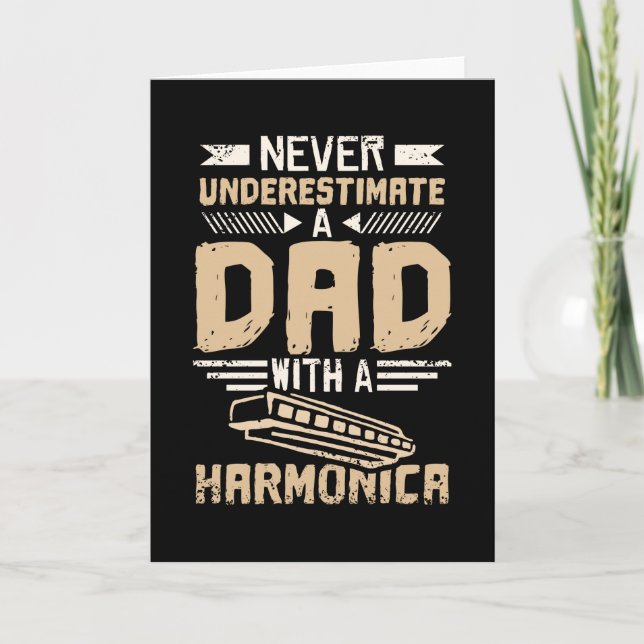 Harmonica Dad Card (Front)