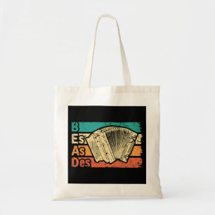 Harmonica Lover Retro Styrian Harmonica B Es As De Tote Bag