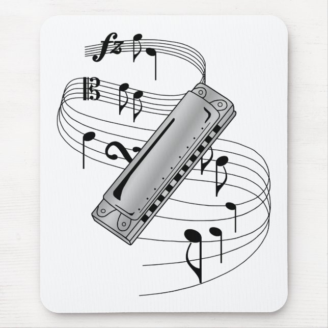 Harmonica Mouse Pad (Front)