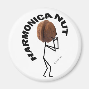 Harmonica Nut Magnet