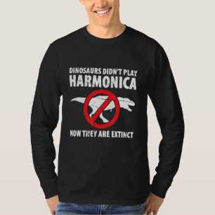 Harmonica Playing For Harmonica Player Harmonica T T-Shirt
