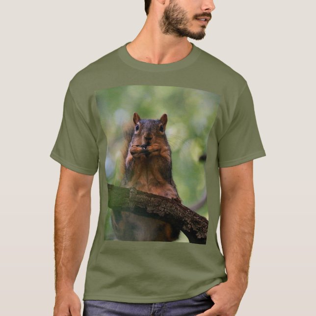 Harmonica Squirrel T-Shirt (Front)
