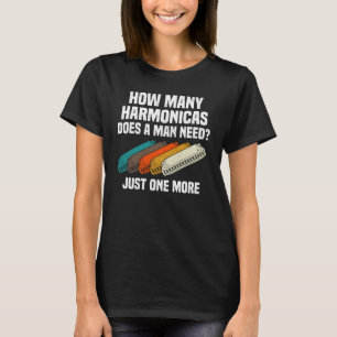Harmonicist French Harp Mouth Organ & Harmonica Pl T-Shirt