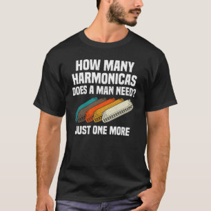 Harmonicist French Harp Mouth Organ & Harmonica Pl T-Shirt
