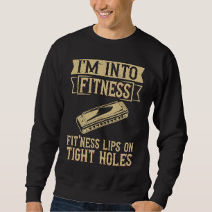 Harmonicist Harmonica Player French Harp Sweatshirt
