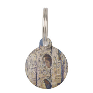 Harmonie in Blau und Gold Claude Monet Pet Tag