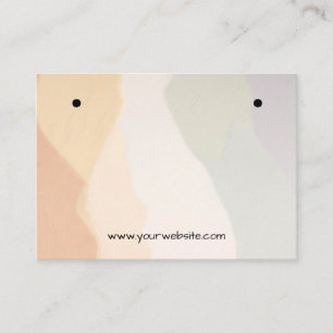 Harmonious Earth Colours Earrings Display Card