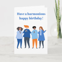 Harmonious Happy Birthday Lady Singers
