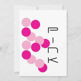 Harmonious Pink Fusion Invitation