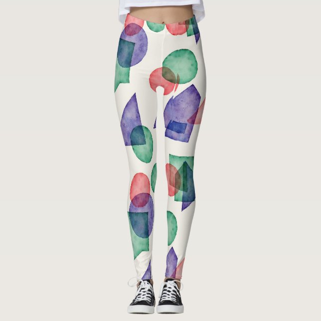 Harmonious, Yet Bright, Colour Palette Leggings (Front)