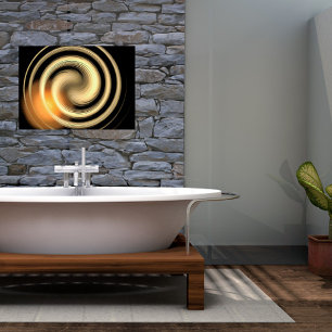 Harmony and Relaxation - Golden Relief big poster