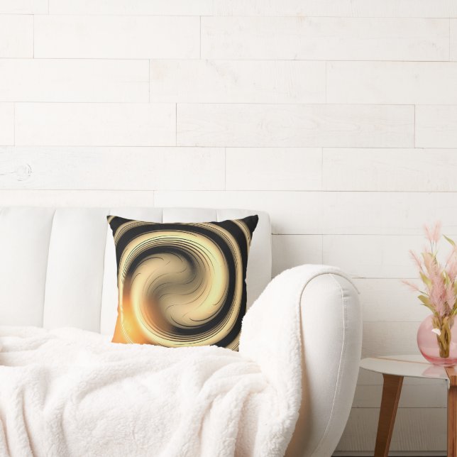 Harmony and Relaxation Golden&Silver throw pillow (Couch)