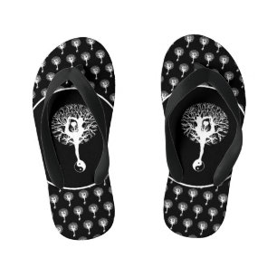 Harmony & Balance Yin Yang Tree of Life Kid's Thongs