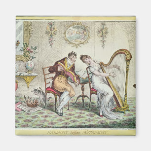 Harmony before Matrimony, 1805 Magnet