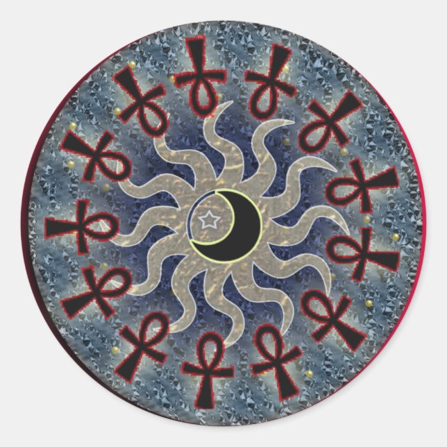 harmony classic round sticker (Front)