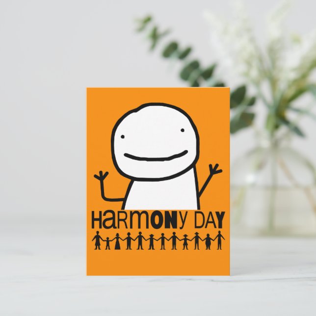 Harmony day 2026, Australia  Postcard (Standing Front)