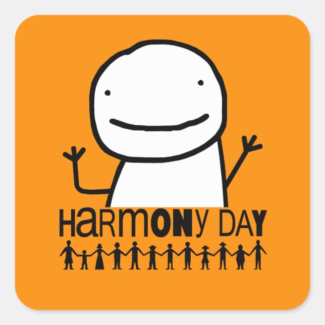 Harmony day 2026, Australia  Square Sticker (Front)