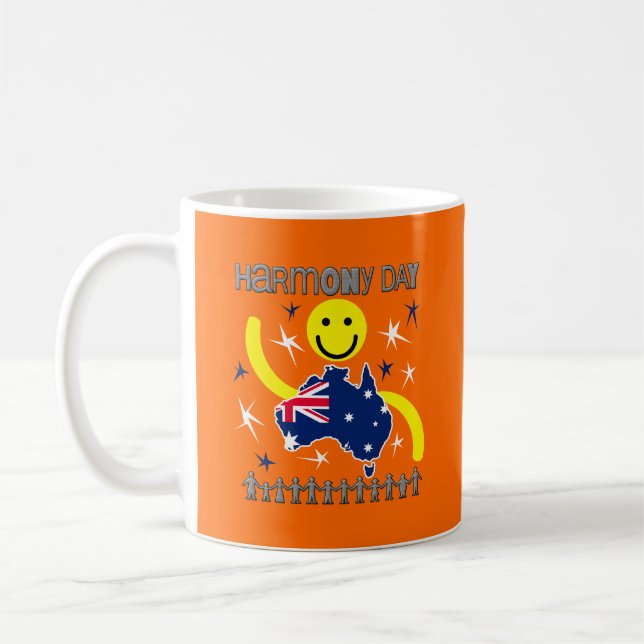 Harmony Day Australia  Coffee Mug (Left)