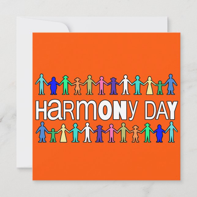 Harmony Day Australia  Invitation (Front)
