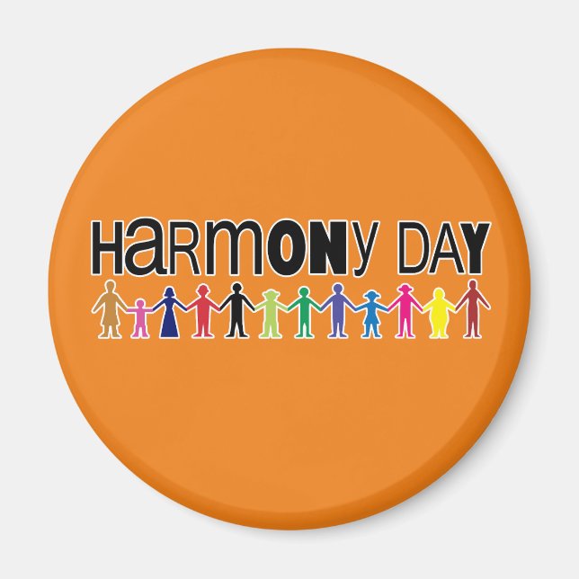 Harmony day, Australia Magnet (Front)