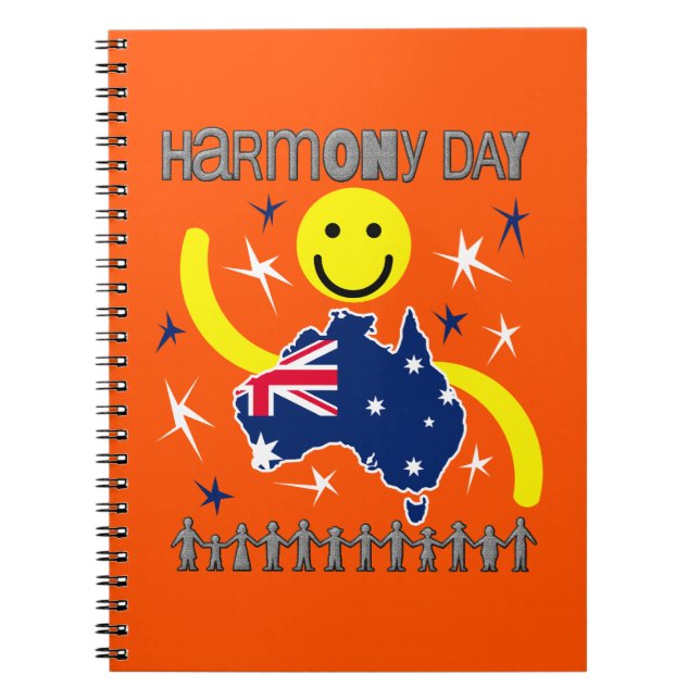 Harmony Day Australia  Notebook (Front)