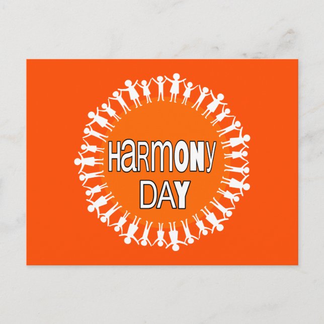 Harmony day, Australia Postcard (Front)