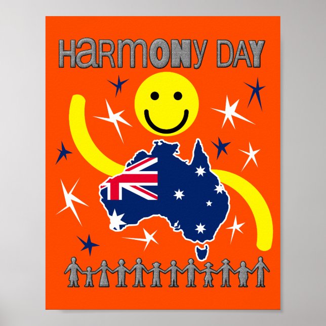 Harmony Day Australia  Poster (Front)