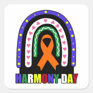 Harmony Day Australia  Square Sticker