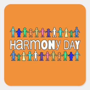 Harmony Day Australia  Square Sticker