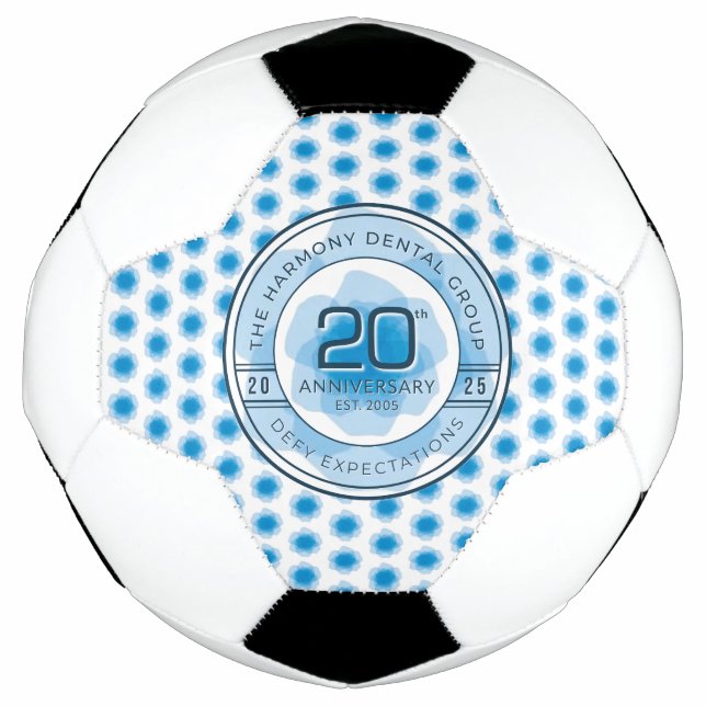 Harmony Dental 20th Anniversary Soccer Ball (Front)