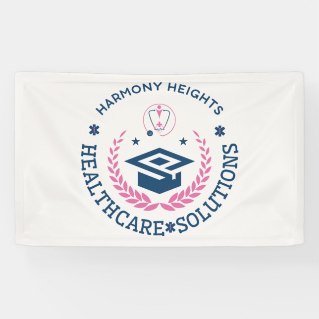 Harmony Heights Healthcare Solutions Company Logo Banner (Horizontal)