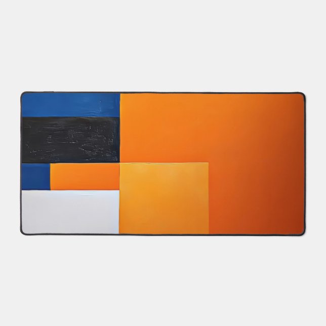 Harmony in Blocks Desk Mat (Front)