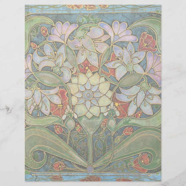 Harmony In Bloom Custom Letterhead (Front)