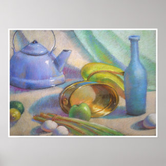 Harmony in Blue Poster