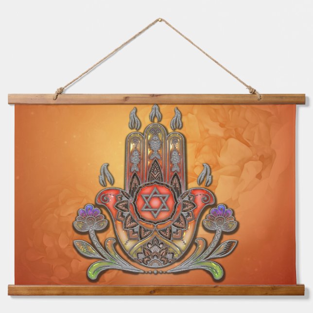Harmony in colour and form hanging tapestry (Front)