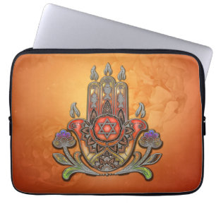Harmony in colour and form laptop sleeve
