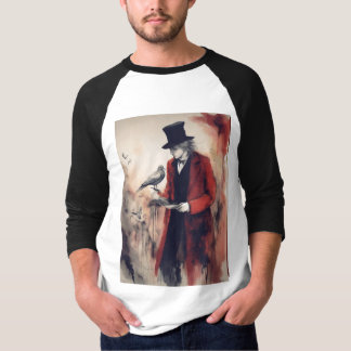 "Harmony in Flight: A Love Tale Between Birds and  T-Shirt