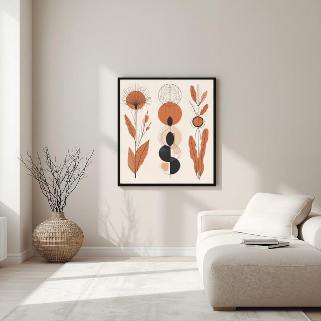 Harmony in Form – Neutral Abstract Composition Poster (Creator Uploaded)