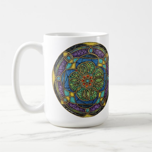 Harmony In Glass Light Coffee Mug (Left)