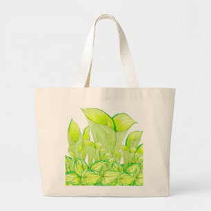 'Harmony in Green' on a Jumbo Tote