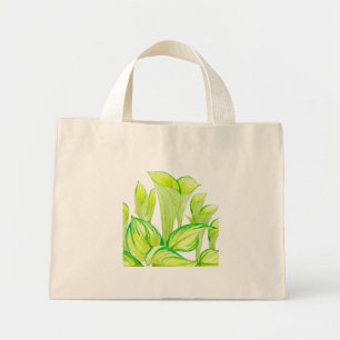 'Harmony in Green' on a Tiny Tote Bag