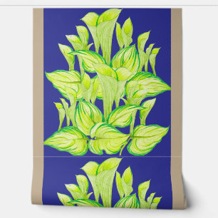 'Harmony in Green' on a Wallpaper
