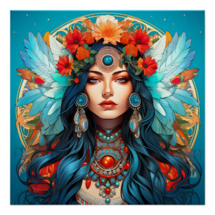 Harmony in Heritage - Art Nouveau Design Poster