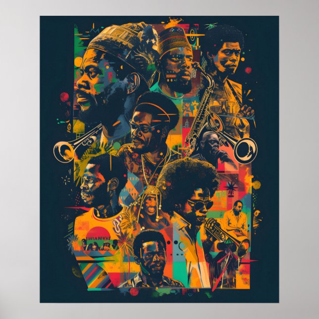 Harmony in Heritage Inspirational African American Poster (Front)