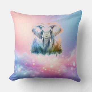 "Harmony in Love: Elephant Peace Pillow for Newlyw