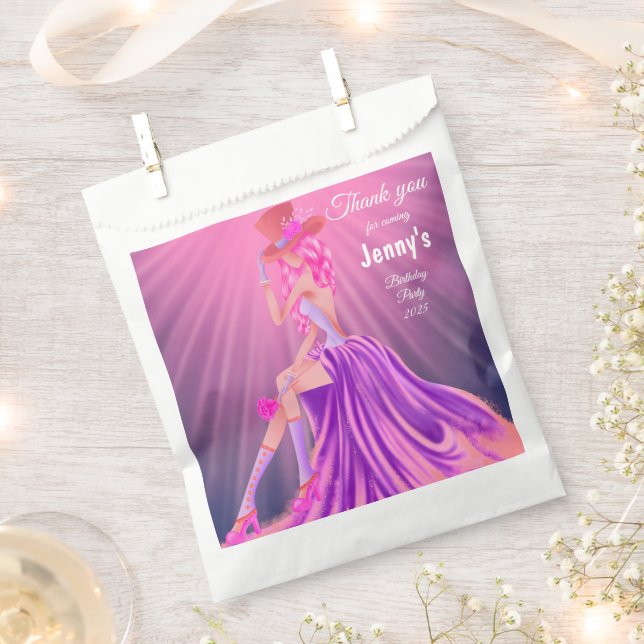 "Harmony in Stardust" A Glamorous Steampunk Queen Favour Bag (Clipped)