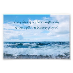 Harmony Inspirational Beach Photography Photo Print