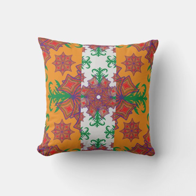 Harmony Line Pattern Decorative Throw Pillow – Bal (Front)
