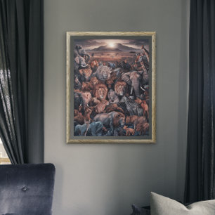 Harmony of the Animal Kingdom Poster