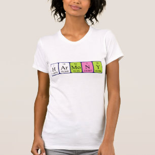 Harmony periodic table name shirt